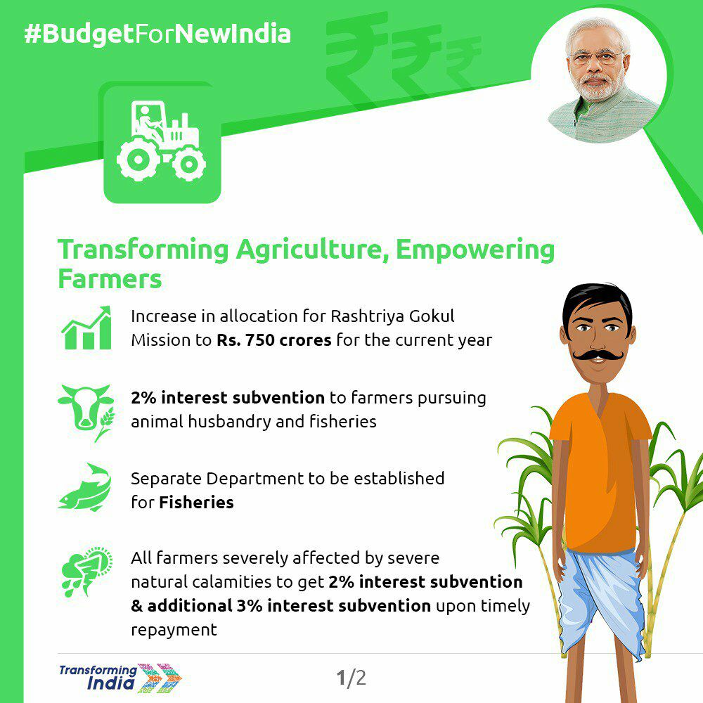Agriculture in budget 2019 analysis 